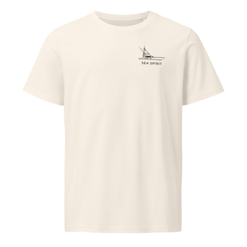 Viking 82 powerboat shirt in Natural - front design