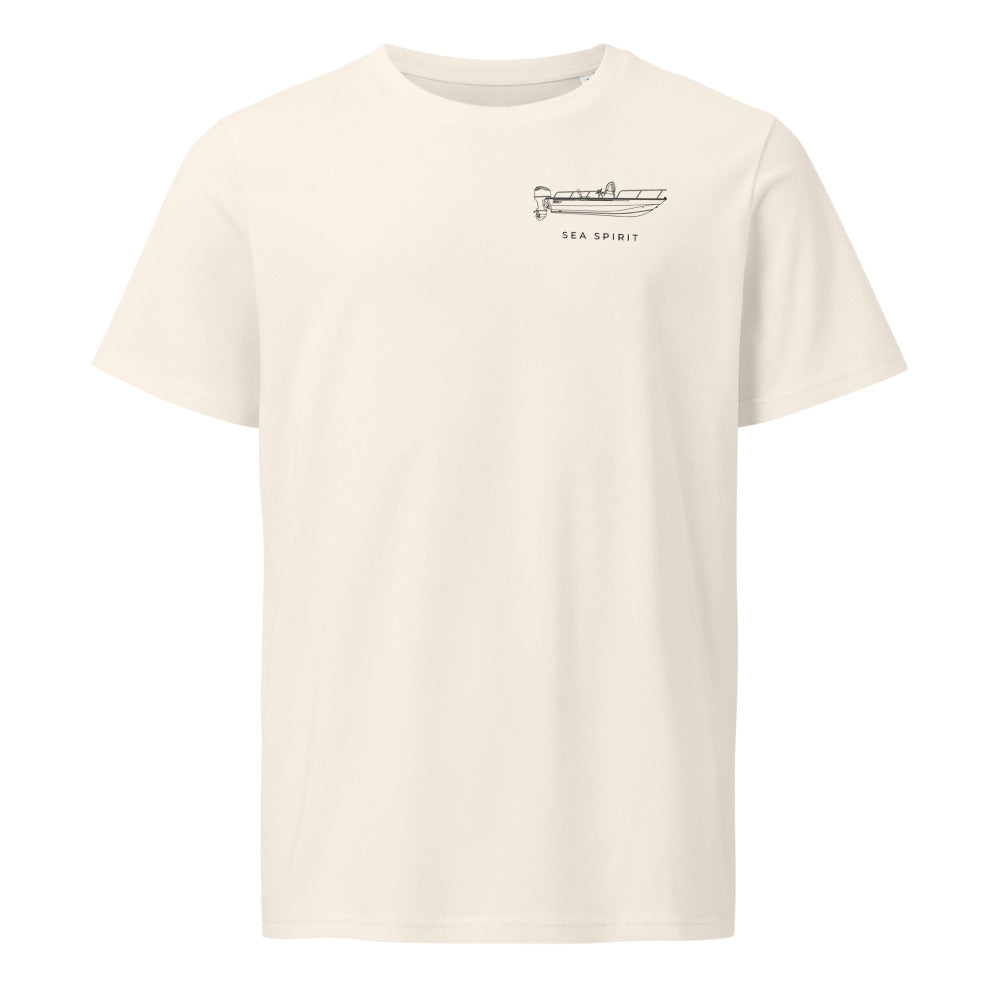 Boston Whaler 170 Dauntless powerboat shirt in Natural - front design