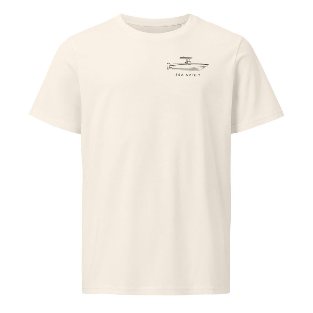 Boston Whaler 320 Outrage powerboat shirt in Natural - front design