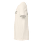 Custom powerboat technical drawing t-shirt - white left