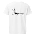 Viking 82 powerboat shirt in White - back design