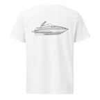 Sea Ray Sundancer 320 powerboat shirt in White - back design
