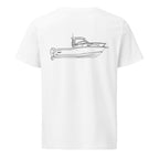 Boston Whaler 285 Conquest powerboat shirt in White - back design
