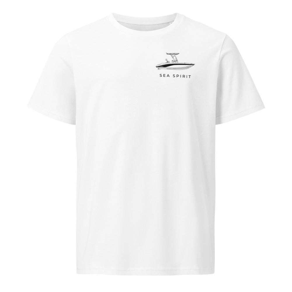 Yamaha 190FSH Sport powerboat shirt in White - front design