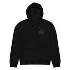 Port Hoodie | Custom Powerboat Hoody in Black - front