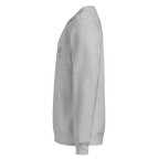 Custom powerboat blueprint sweatshirt - heather grey left side