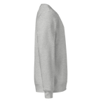 Custom powerboat blueprint sweatshirt - heather grey right side