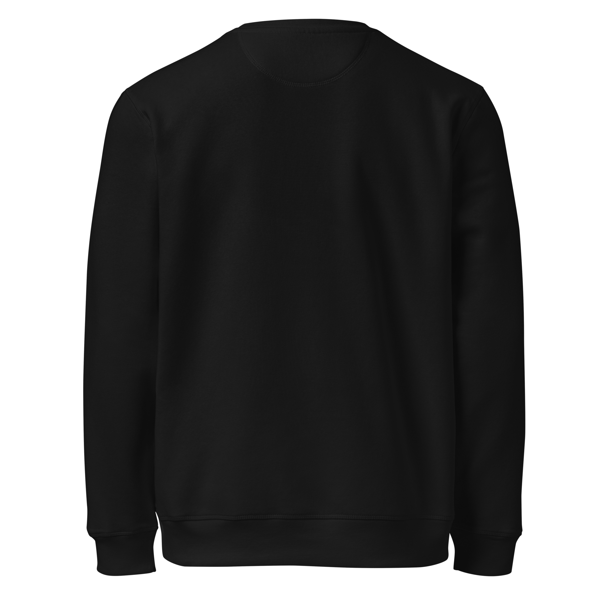 Port Sweatshirt | Custom Powerboat Sweater in Black - back (blank)