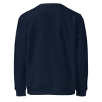 Port Sweatshirt | Custom Powerboat Sweater in French Navy - back (blank)
