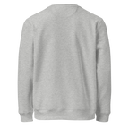 Port Sweatshirt | Custom Powerboat Sweater in Heather Grey - back (blank)