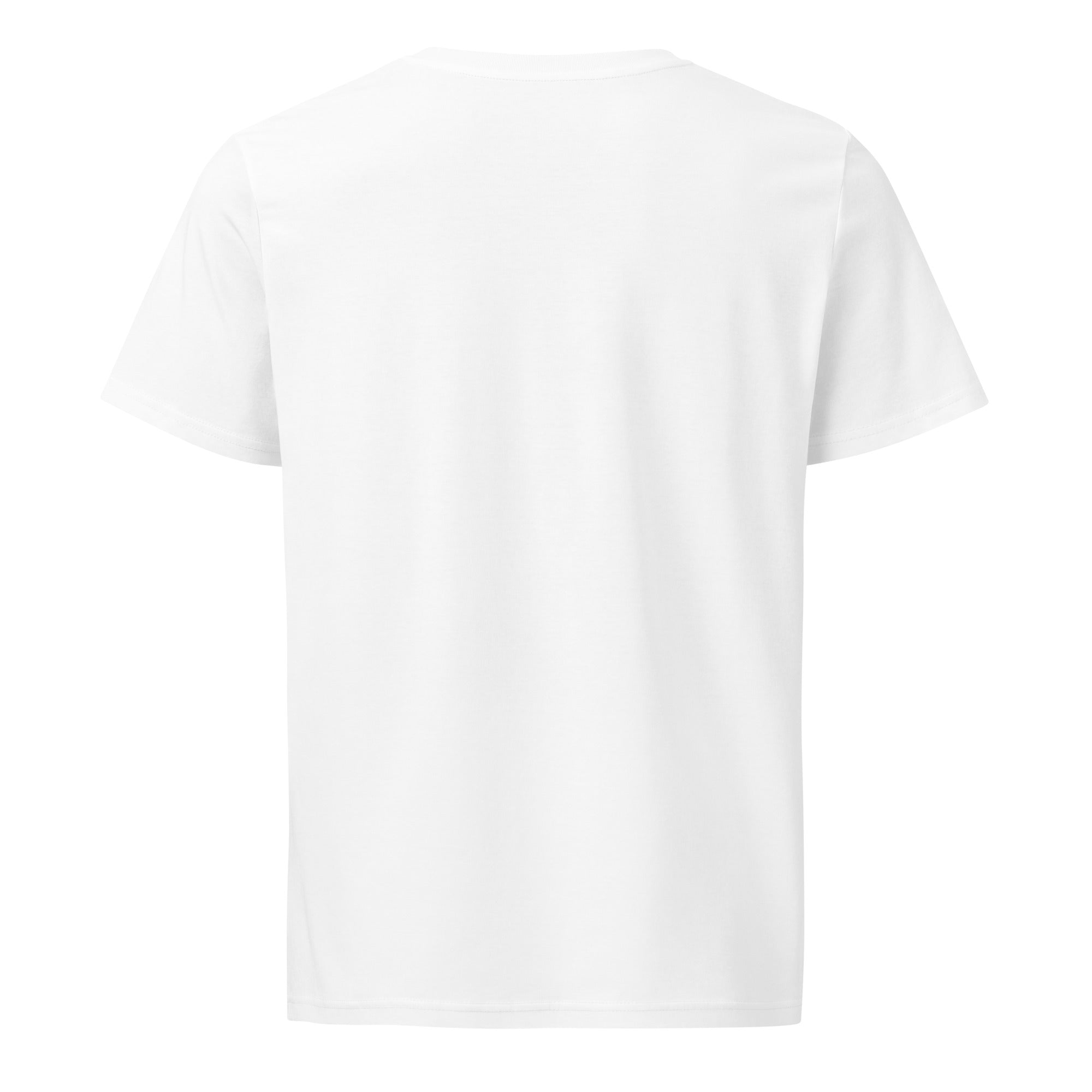 Port Tee | Custom Powerboat Shirt in White - back (blank)