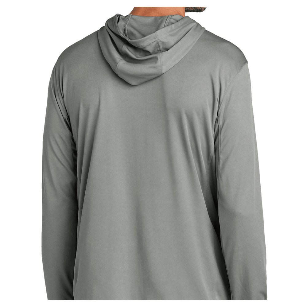 Carhartt Hooded Long Sleeve in Asphalt Grey, back