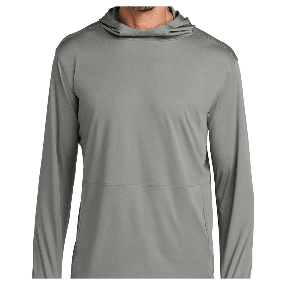 Carhartt Hooded Long Sleeve in Asphalt Grey, front